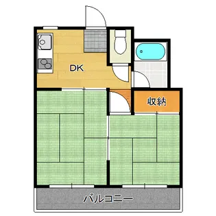 ハイツ山倉【2階】の間取り