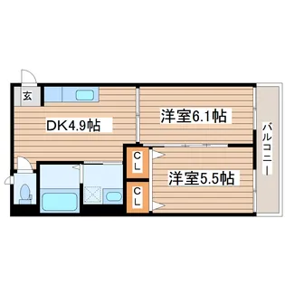プチあさひ【2階】の間取り