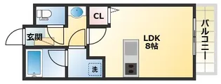 ウエストランドK【2階】の間取り