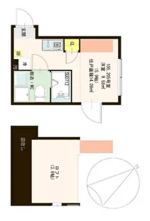 ボナール北千住【2階】の間取り