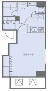 セジョリ高田馬場【2階】の間取り