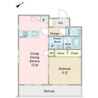 GRAND ARK【4階】の間取り