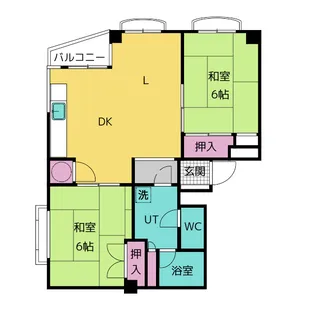 荘園覚王山【4階】の間取り