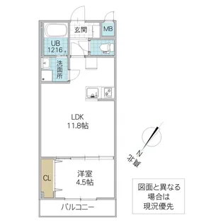THE KASHIWANOHA II【2階】の間取り