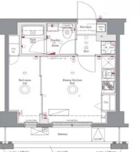 東京都足立区綾瀬2【マンション】の間取り