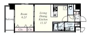 Bright Cube【1階】の間取り