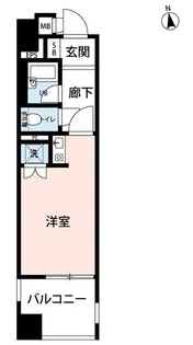エスコート西早稲田【3階】の間取り