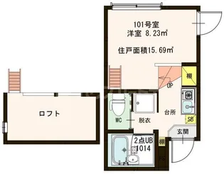 メゾン・ド・ワイ新小岩【1階】の間取り