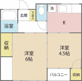 Costa三田南【2階】の間取り
