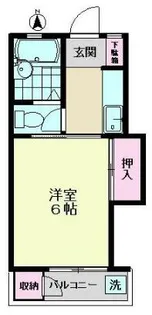 上祖師谷マンション【3階】の間取り