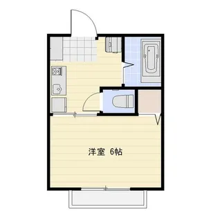ハイムフカサワ【1階】の間取り