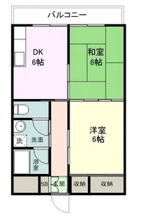 鹿沼ガーデン【3階】の間取り