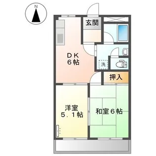 フレンディセキ【1階】の間取り