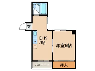 ハイツサンピア【4階】の間取り