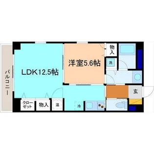 ファーストレーベン彦三ANNEX【7階】の間取り