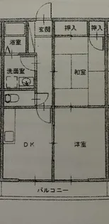 ハイブリッジヒルズ【2階】の間取り
