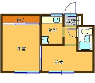 ヴェラコートタマガワ【2階】の間取り