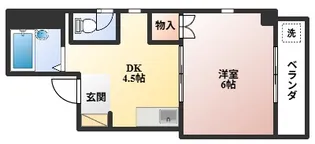 サウスコート23【3階】の間取り