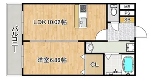 (仮称) グレースショウエイ【2階】の間取り