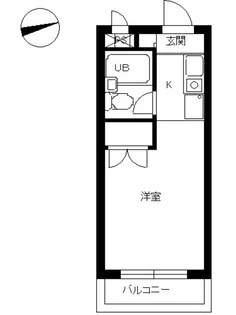スカイコート八王子第2【3階】の間取り