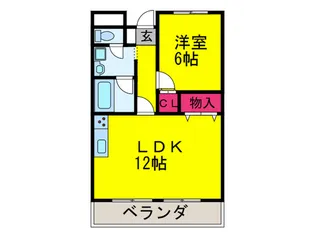 マスターズエル綾園20【5階】の間取り
