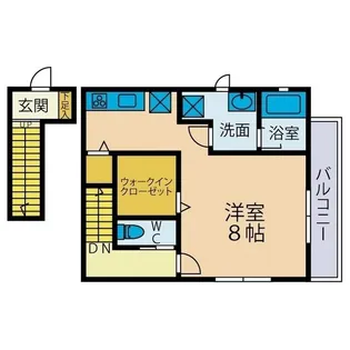 メゾンユキ【1階】の間取り