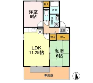 エンゼルハイムABCD【1階】の間取り