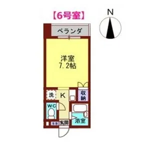 Dune駅西【2階】の間取り