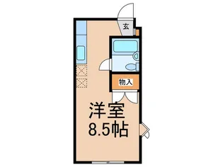 メゾフラット下北沢【2階】の間取り