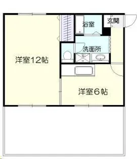 みのりマンション【4階】の間取り