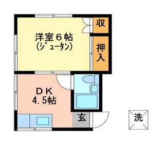 鈴木コーポ【2階】の間取り