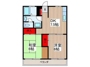 シェグラン【1階】の間取り