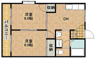 テトラハウス【1階】の間取り