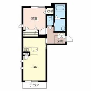 コート グレイス【1階】の間取り