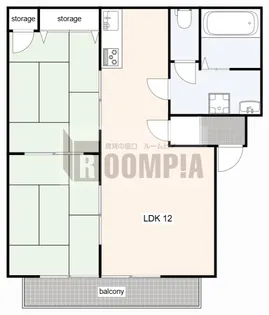 フラッツK【2階】の間取り