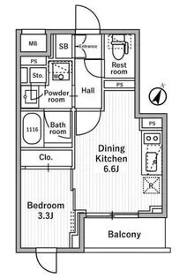 nido MOTOHASUNUMA【4階】の間取り