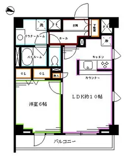 メインステージ高円寺【5階】の間取り