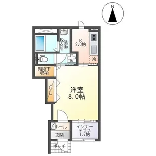メゾン・モナミ【1階】の間取り