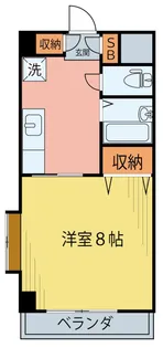 ラ・フランスマンション本町【3階】の間取り