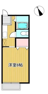 ビーライン下溝1号館【2階】の間取り