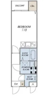 スマート・スティール蒲田【3階】の間取り