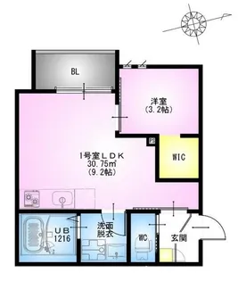 REGALEST さいたま新都心【1階】の間取り