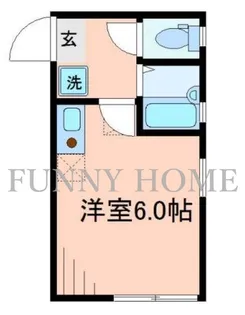 コンフォート笹塚【1階】の間取り