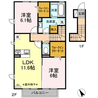 GLADIOLEISHIIC棟【1階】の間取り