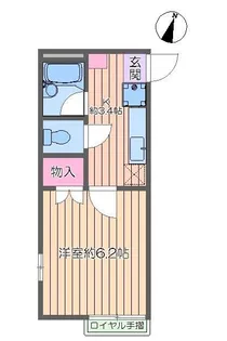 シャンフェルト西落合2【1階】の間取り