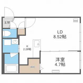 ガーディアン八軒【2階】の間取り