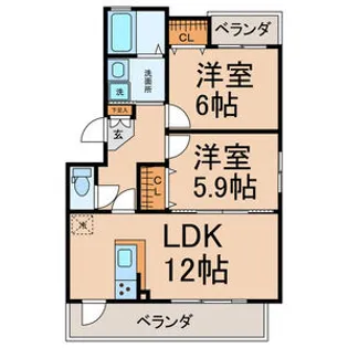 Chez-soi 2【1階】の間取り
