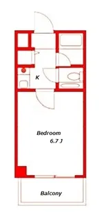 ウエストウインハイム【7階】の間取り