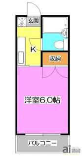 所沢ハイム【1階】の間取り