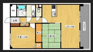 セイント・ラム・パーク【5階】の間取り